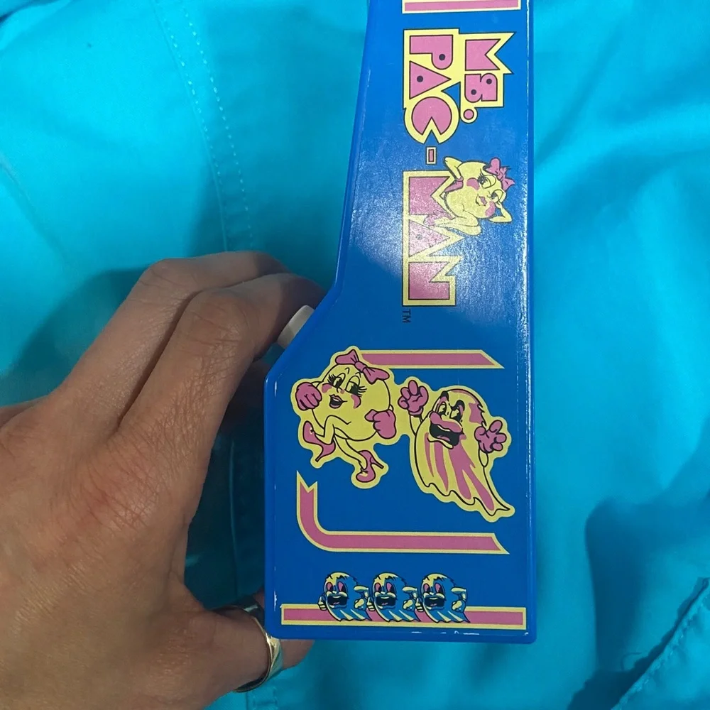 Ms. Pac-Man Retro Handheld Game - Blue